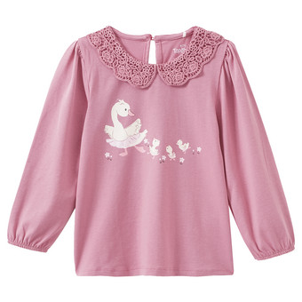 Baby-T-shirt met lange mouwen en print