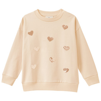 Mädchen Sweatshirt mit Wendepailletten