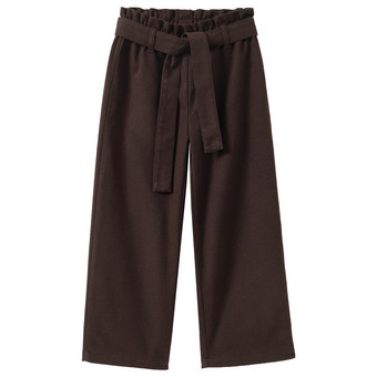 Mädchen Wide-Leg-Hose mit Paperbag-Bund
