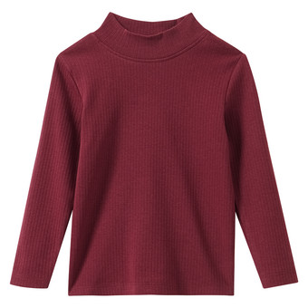 Mädchen Langarmshirt mit Rippstruktur