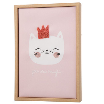 Wanddecoratie met kattenmotief