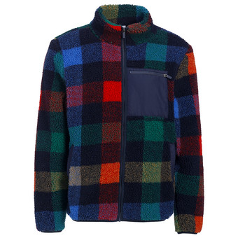 Herren Teddyjacke bunt kariert