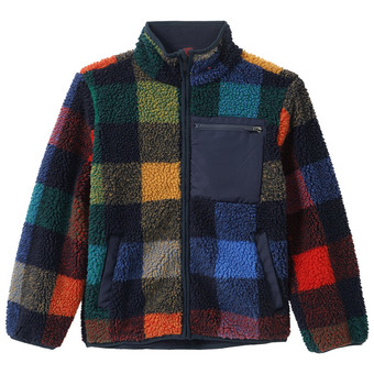 Jungen Teddyjacke bunt kariert