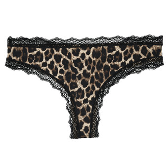 Damesstring met luipaardprint