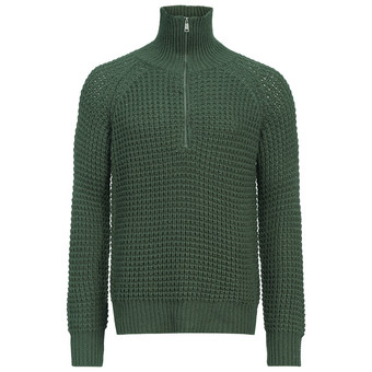 Herren Strickpullover im Troyer-Style