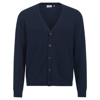 Herren Woll-Strickjacke mit Kaschmir