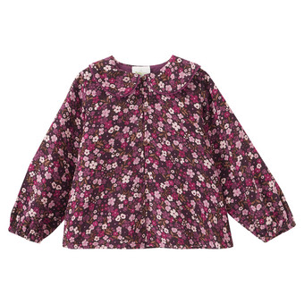 Mädchen Bluse im Millefleur-Look