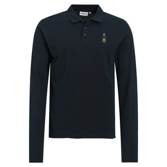 Herren Poloshirt mit Hunde-Motiv