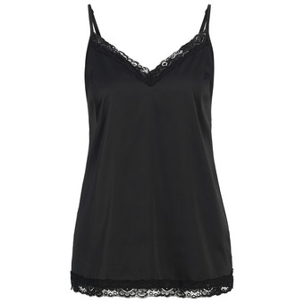 Damen Schlaftop in Satin-Optik