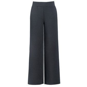 Damen Modal-Wide-Leg-Hose mit Elastikbund