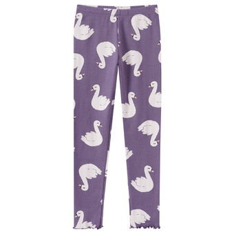 Legging voor meisjes met geribbelde structuur