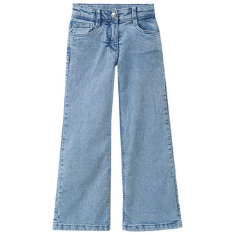 Mädchen Thermo-Jeans im Wide-Leg-Fit