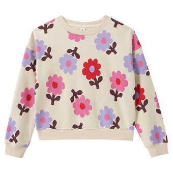 Meisjesweatshirt met all-over-print