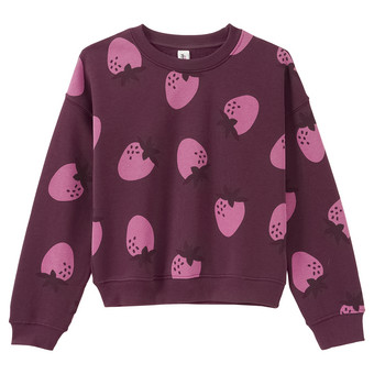 Meisjesweatshirt met all-over-print