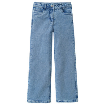 Mädchen Thermo-Jeans im Wide-Leg-Fit