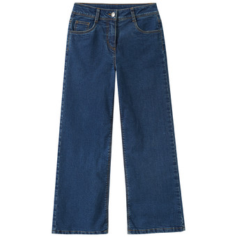 Mädchen Thermo-Jeans im Wide-Leg-Fit