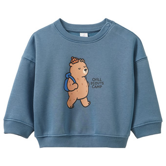 Baby-sweatshirt met opdruk