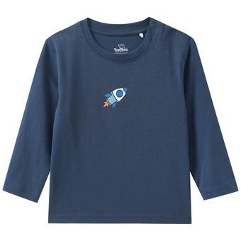 Baby-shirt met lange mouwen en print