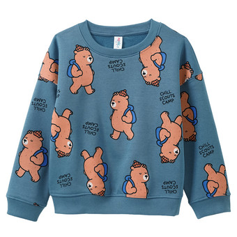 Jungen Sweatshirt mit Allover-Print
