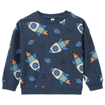 Jungen Sweatshirt mit Allover-Print
