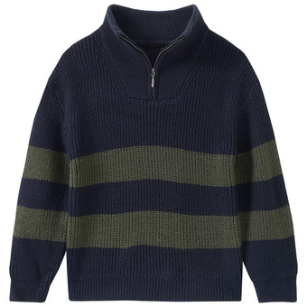 Jungen Strick-Troyer mit Streifen