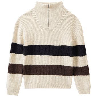 Jungen Strick-Troyer mit Streifen