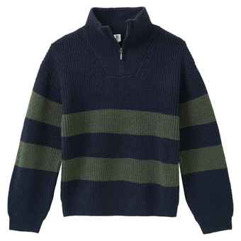 Jungen Strick-Troyer mit Streifen