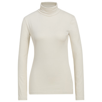 Dames-shirt met lange mouwen en col