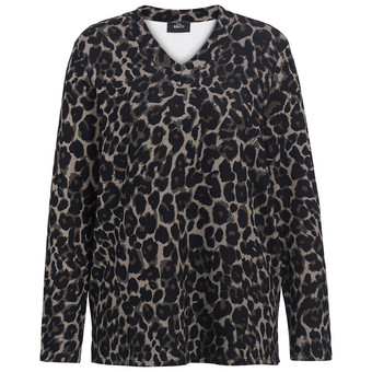 Damen Modal-Shirt mit Leo-Allover