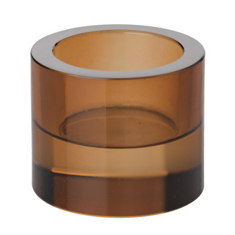 Teelichthalter aus Glas