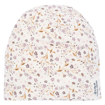 Baby Mütze mit Blümchen