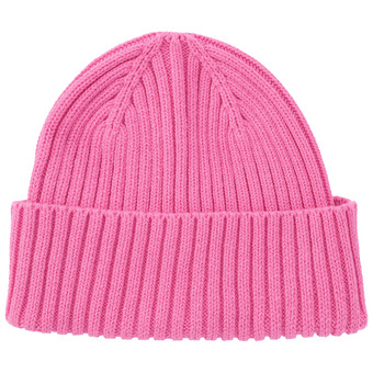 Mädchen Strickmütze mit Rippstruktur