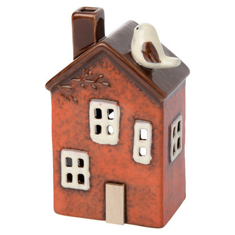 Deko-Haus im herbstlichen Design