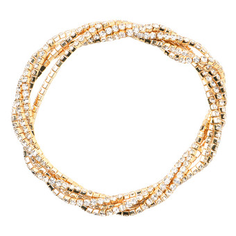 Damen Armband mit Glitzersteinchen