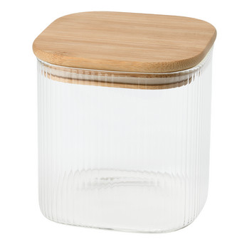 Kleines Vorratsglas mit Bambusdeckel