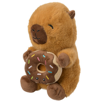 Capybara Plüschtier mit Donut