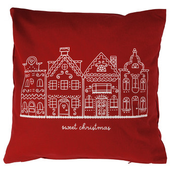 Kissenhülle im weihnachtlichen Design