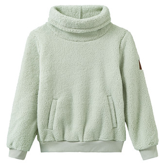 Mädchen Sweatshirt aus Teddyplüsch