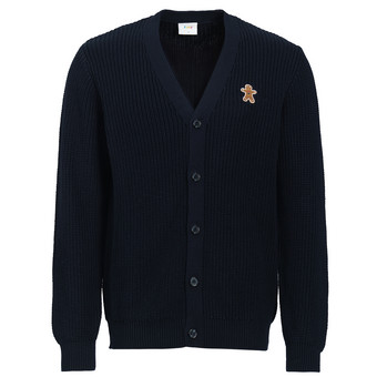 Herren Weihnachtsstrickjacke mit Stickerei