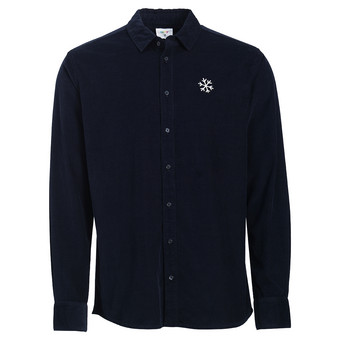 Herren Weihnachtshemd mit Stickerei
