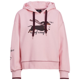 DamesHoodie met teckelmotief