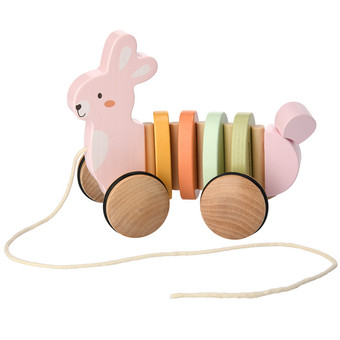 Holz-Ziehtier Hase