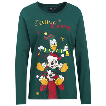 Micky Maus Weihnachtsshirt mit Print