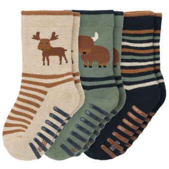3 Paar Baby Stoppersocken mit Frottee