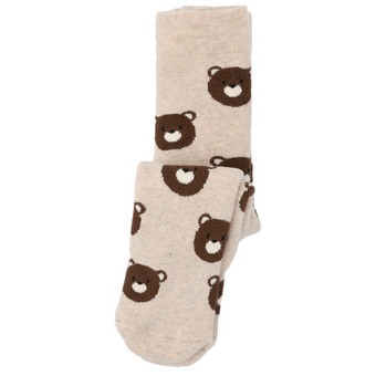 Newborn Strumpfhose mit Bären-Allover