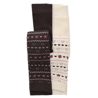 2 Baby Frottee-Leggings im Set