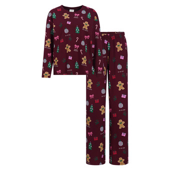 Kerstslaappak voor dames met prints