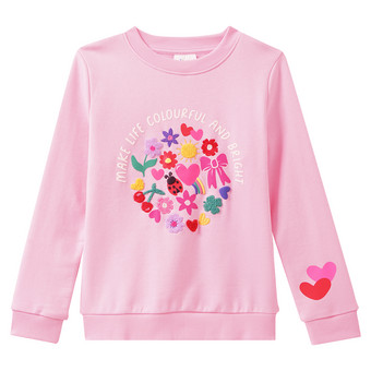 Mädchen Sweatshirt mit Applikationen
