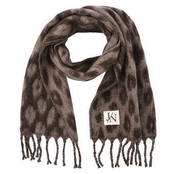 Damen Winterschal mit Leo-Muster