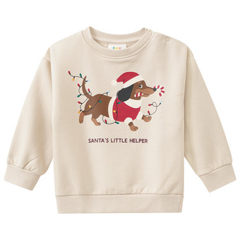 Baby Weihnachtssweatshirt mit Print